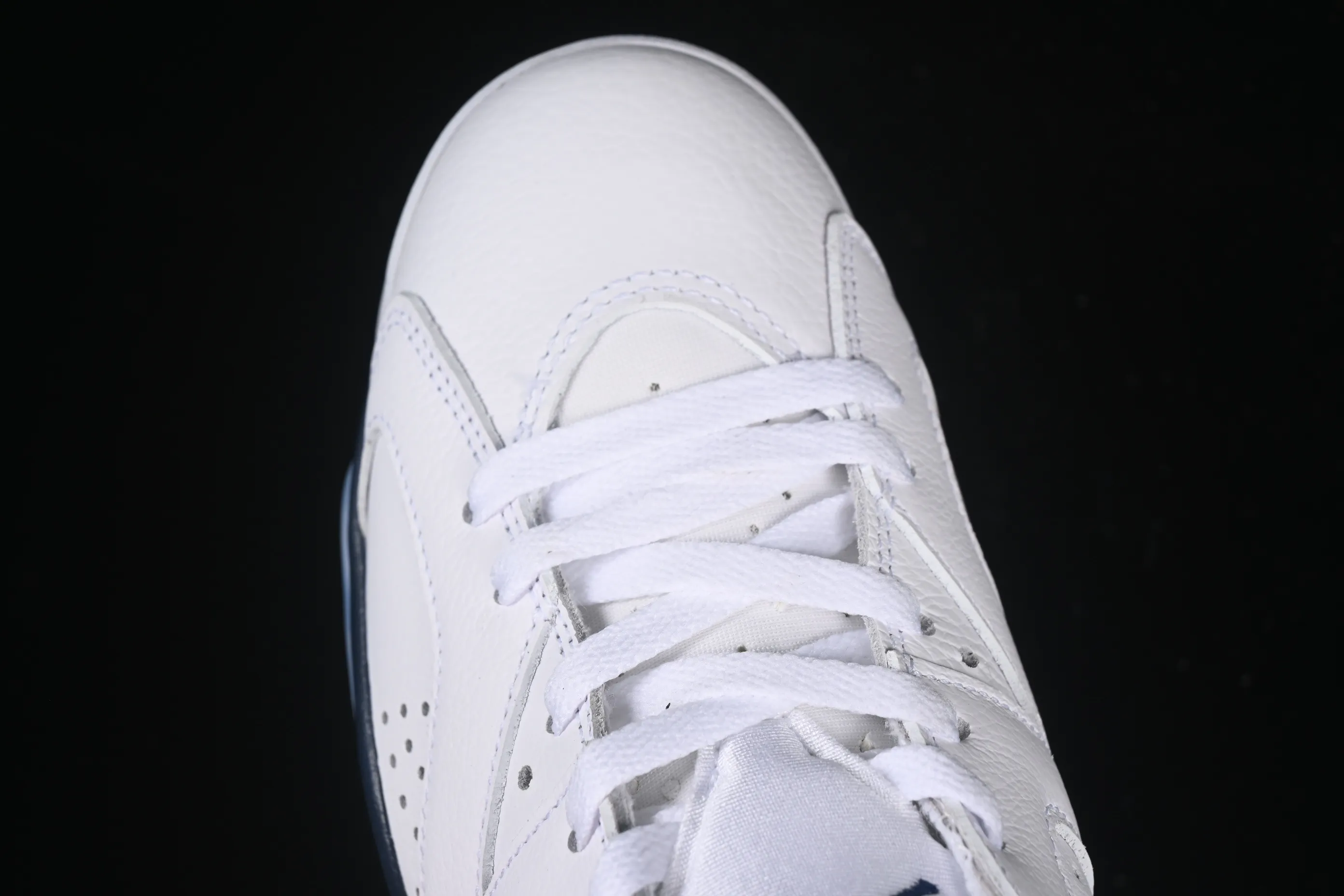 All categories Air Jordan Jordan series basketball shoes Air Jordan 6 F version Air Jordan 6 Retro "Midnight Navy" AJ6 Joe 6 white sea blue CT8529-141